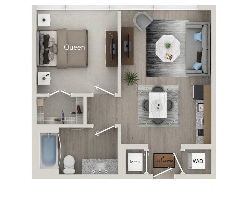 1 Bedroom 1 Bath